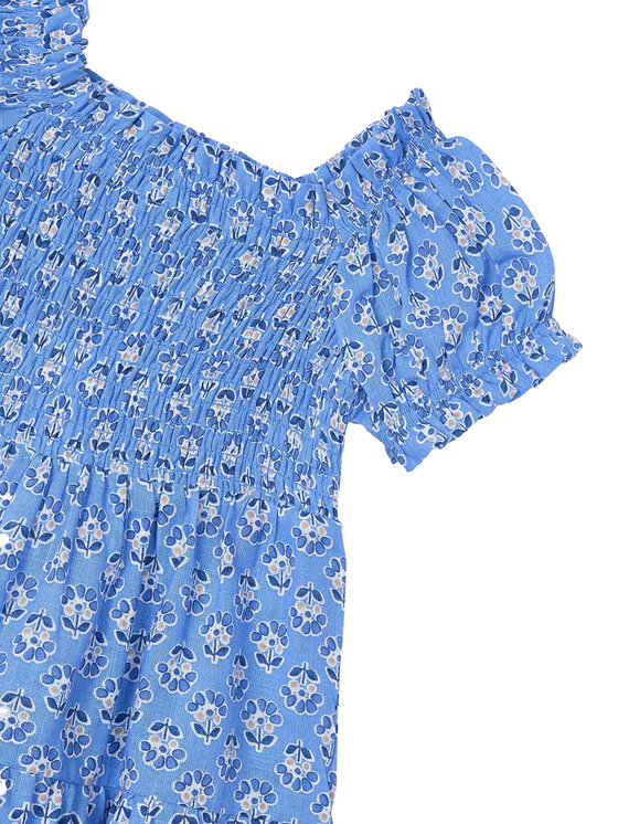 Mayoral Mayoral Sommerkleid 3932 Blau Regular Fit
