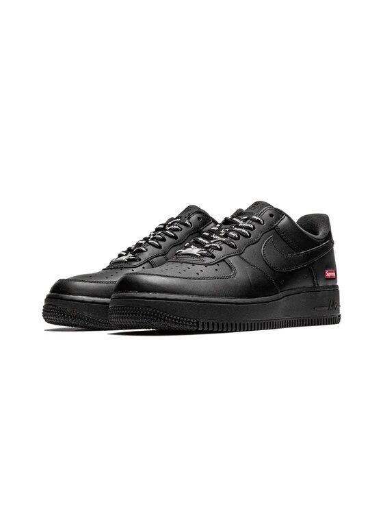美品 Supreme × Nike Air Force 1 Low Black Nike x Supreme Air Force 1 Low 