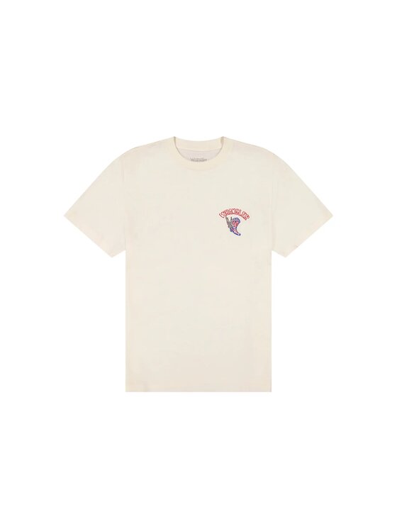 Wrangler Wrangler T-Shirt SIGN OFF TEE Biały Regular Fit