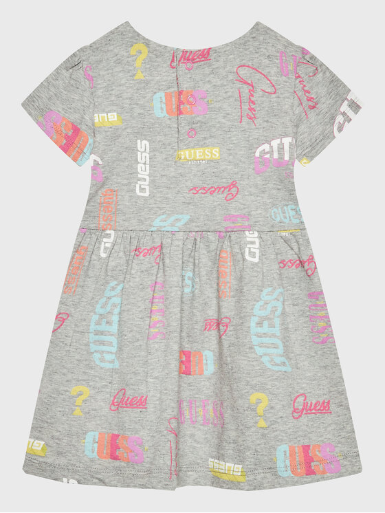 Guess Guess Rochie de zi A3RK00 J1313 Gri Regular Fit