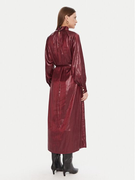 LOLA CASADEMUNT LOLA CASADEMUNT Kokteiļkleita LF2516017 Bordo Regular Fit