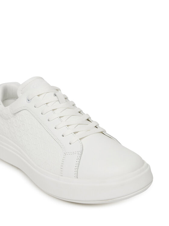 Calvin Klein Calvin Klein Sneakersy Chunky Low Top Lace Up Mono HM0HM01970 Biały