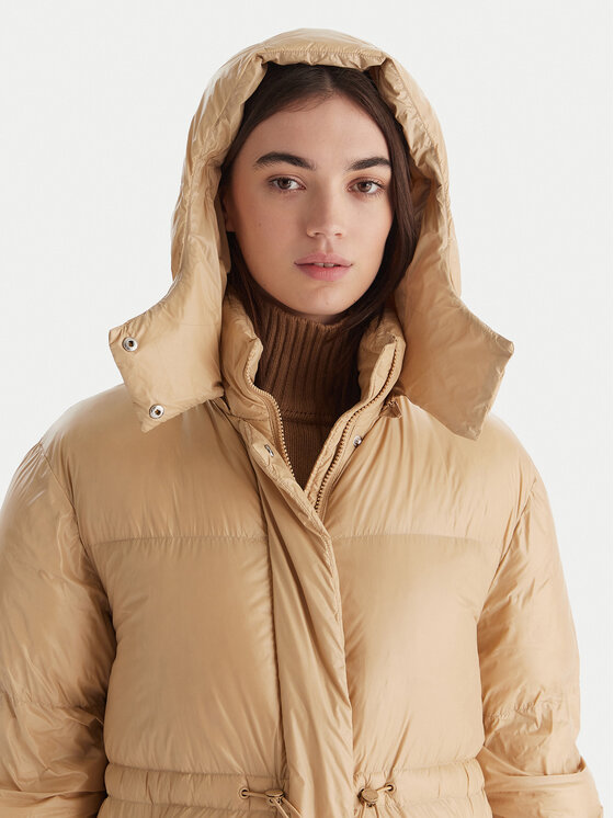 ViCOLO ViCOLO Vatovaná bunda TF0086 Béžová Regular Fit
