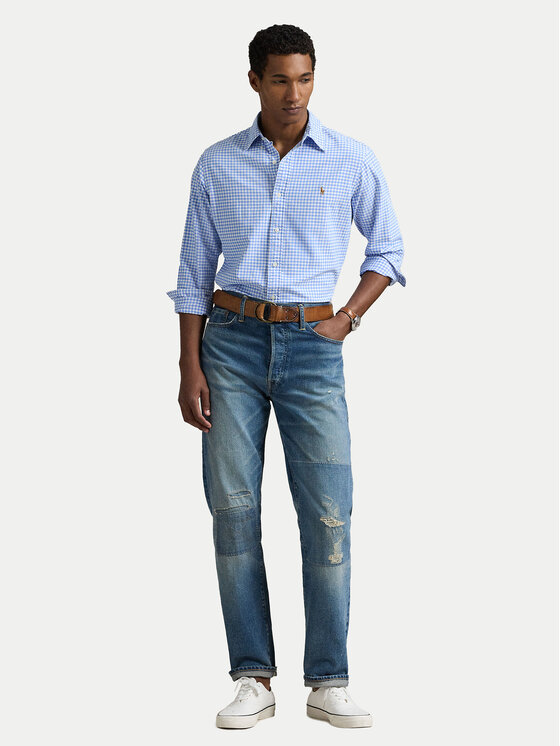 Polo Ralph Lauren Polo Ralph Lauren Košeľa 710853129002 Modrá Custom Fit