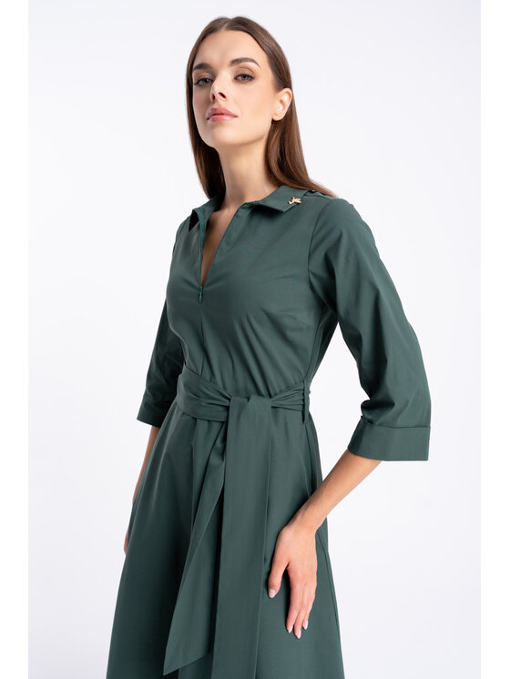 CLICK CLICK Φόρεμα καθημερινό 60-6156 Πράσινο Regular Fit