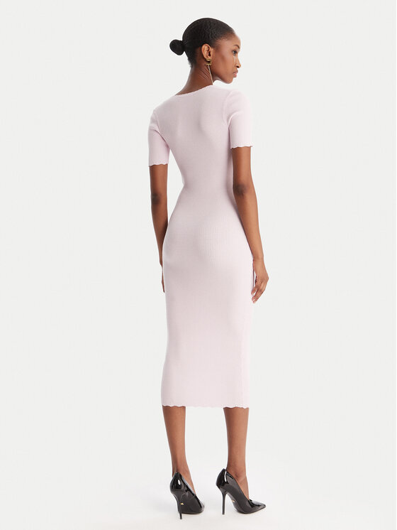 Elisabetta Franchi Elisabetta Franchi Kötött ruha AM-53S-51E2 Rózsaszín Slim Fit