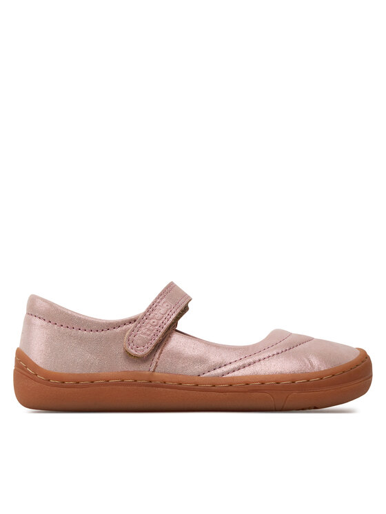 Pantofi Froddo Barefoot Mary J G3140184-4 S Pink Shine