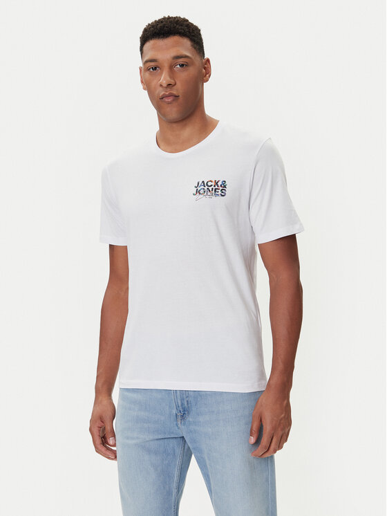 Jack & Jones Jack & Jones 4 t-kreklu kompleksts Geplas 12288304 Daudzkrāsains Regular Fit