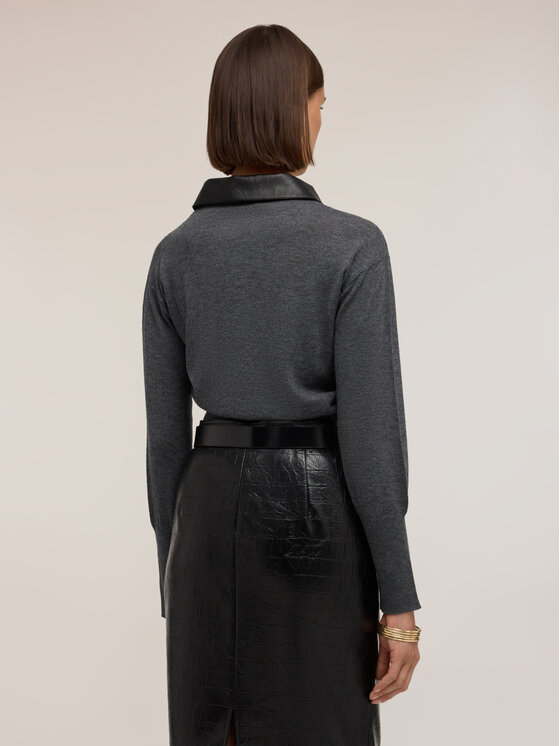 Motivi Motivi Maglione M381W004091N013 Grigio Regular Fit