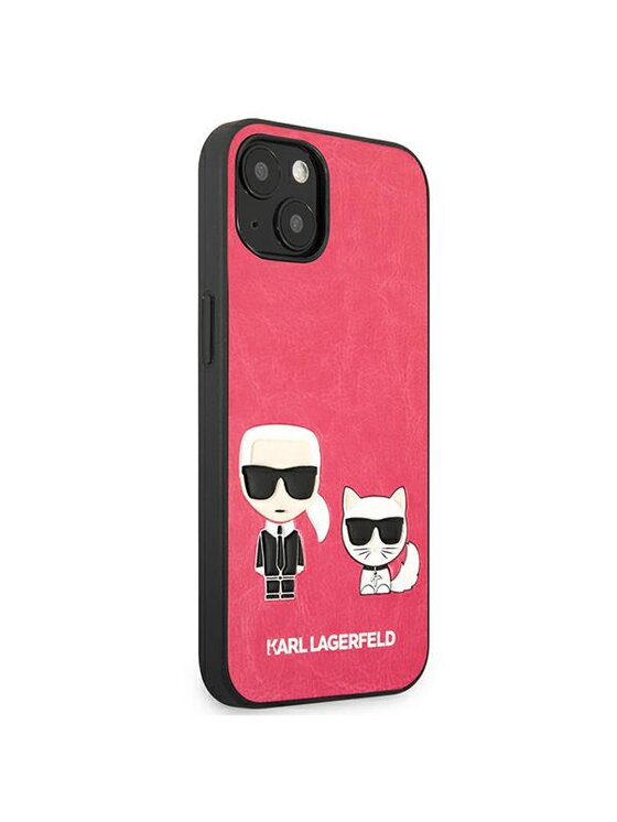 KARL LAGERFELD KARL LAGERFELD Etui na telefon iPhone 13 Mini Fioletowy