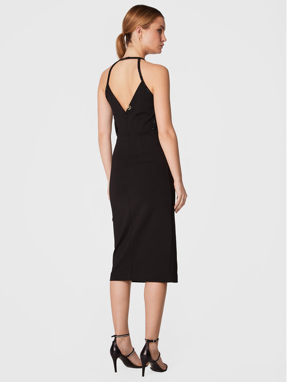 TWINSET TWINSET Koktélruha 222TP2034 Fekete Fitted Fit