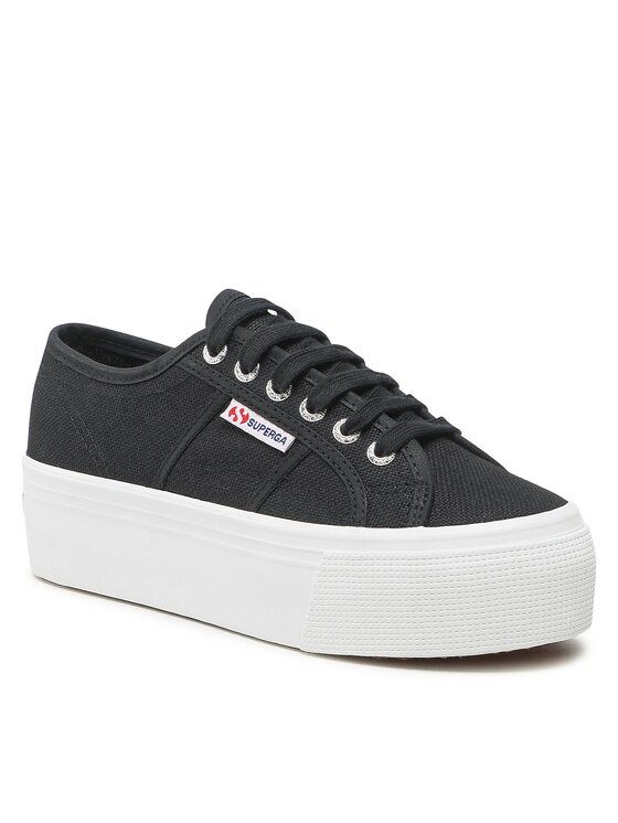 Superga Superga Tenisenes 2790 Platform S9111LW Melns