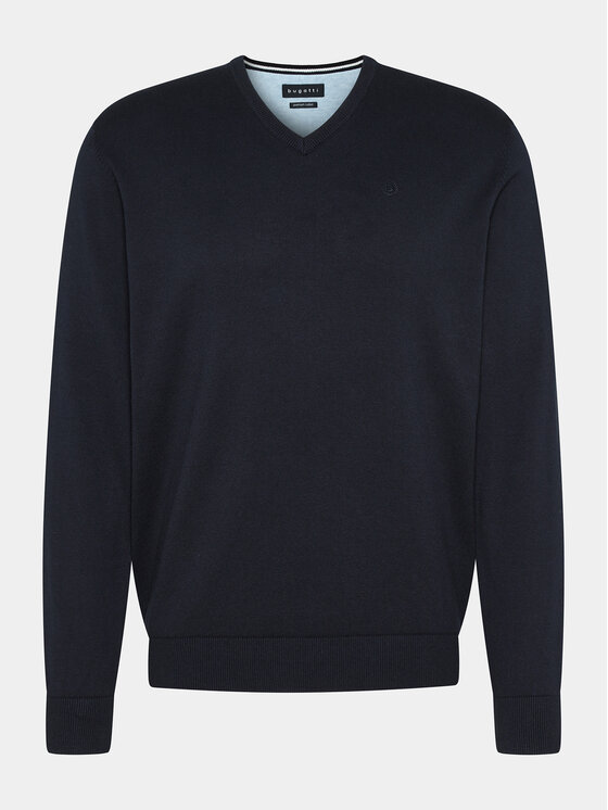 Bugatti Bugatti Pullover 7300 95510 Dunkelblau Regular Fit