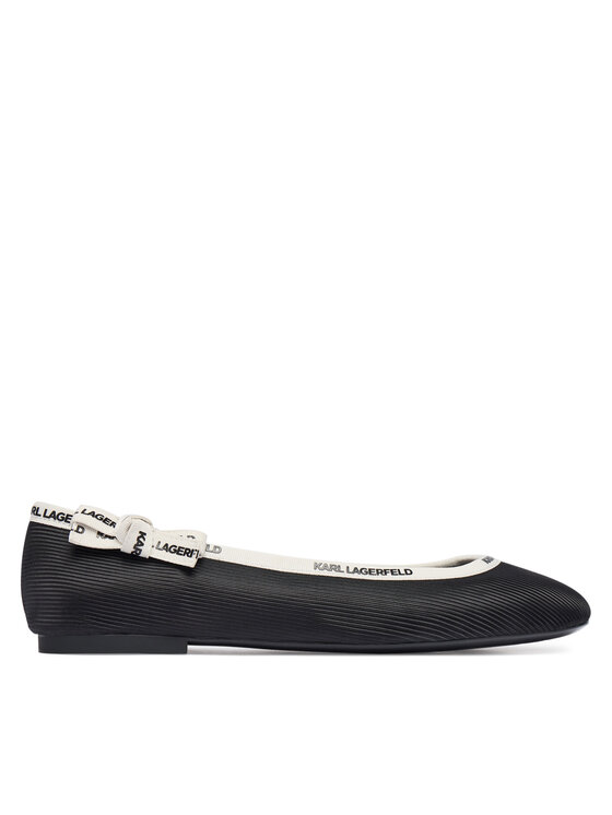 KARL LAGERFELD Balerini Karo KL40129 Negru