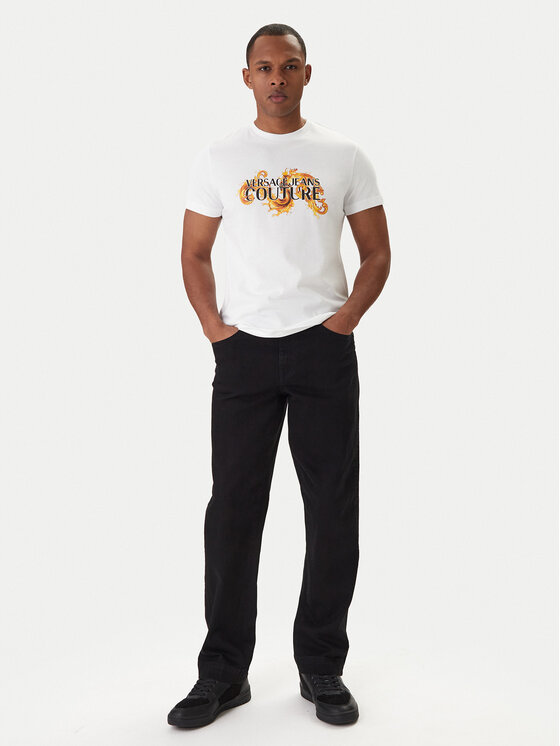 Versace Jeans Couture Versace Jeans Couture Džínsy 80GAB5RE CDW00 Čierna Straight Fit