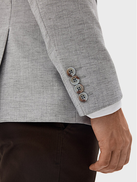 Evenemen Evenemen Marynarka Passa Szary Slim Fit