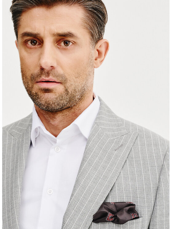 Pako Lorente Pako Lorente Marynarka P25SF-3G-025 Szary Slim Fit