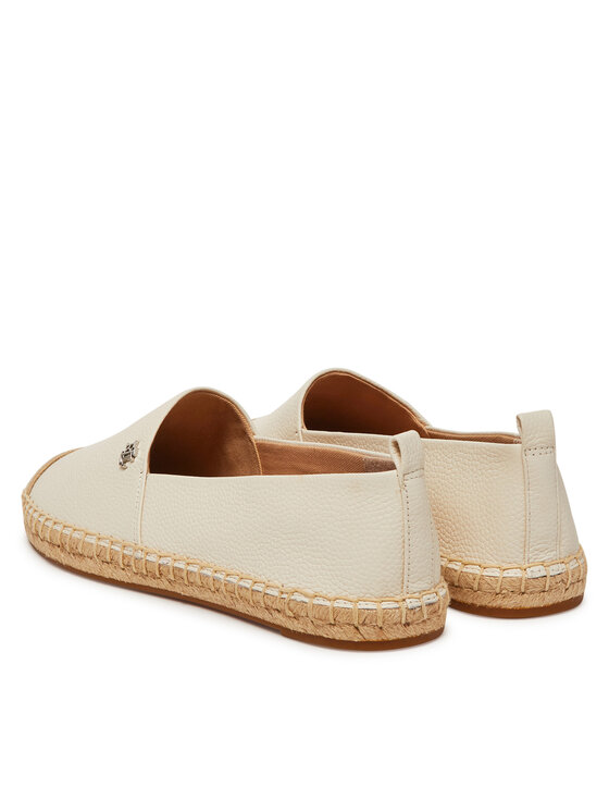 LAUREN RALPH LAUREN LAUREN RALPH LAUREN Espadryle Cameryn IV 802905304003 Biały