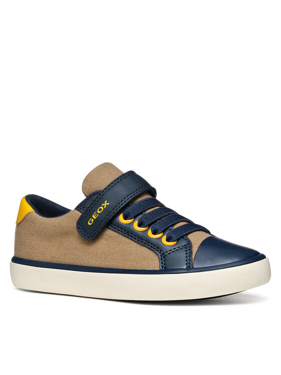 Geox Geox Tenisice J Gisli J455CB 01054 C5FF4 D Smeđa