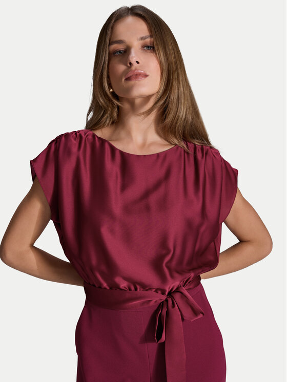 Swing Swing Kombinezon 3AD00400 Tamnocrvena Relaxed Fit
