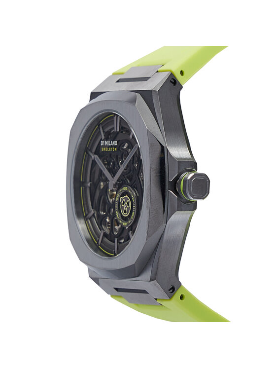 D1 Milano D1 Milano Orologio Slice Lime Skeleton Rubber SKRJ15 Verde
