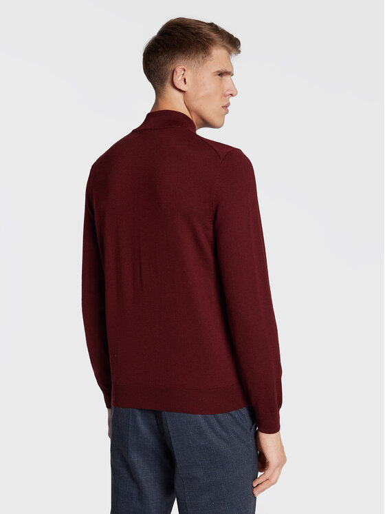 BOSS Boss Maglione Benji-L 50476365 Bordeaux Regular Fit