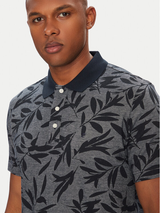Pierre Cardin Pierre Cardin Polo C5 21434.2117 Granatowy Regular Fit