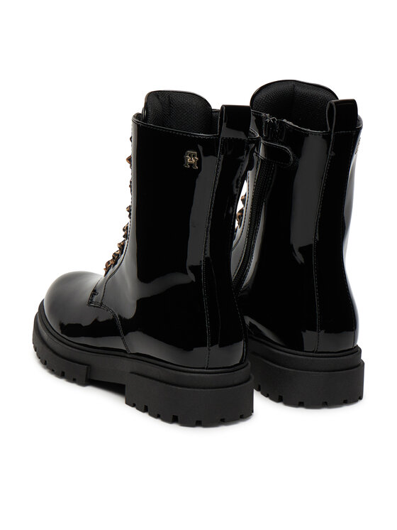 Tommy Hilfiger Tommy Hilfiger Μποτίνια T4A5-34026-0775 D Μαύρο