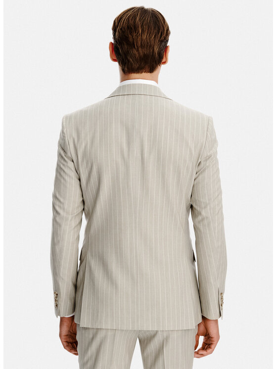 Pako Lorente Pako Lorente Marynarka P26SP-3G-027 Beżowy Slim Fit