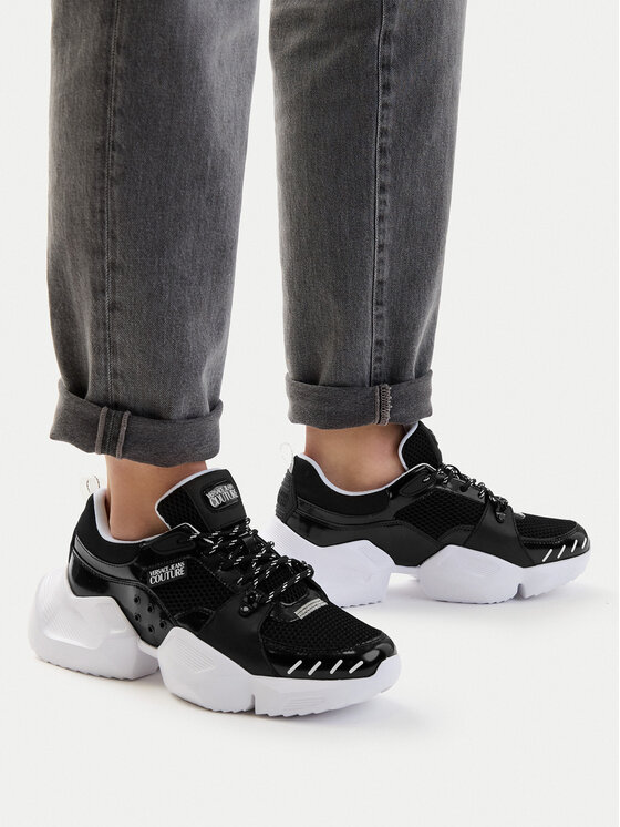 Versace Jeans Couture Sneakers 80YA3SU4 ZSD89 Negru