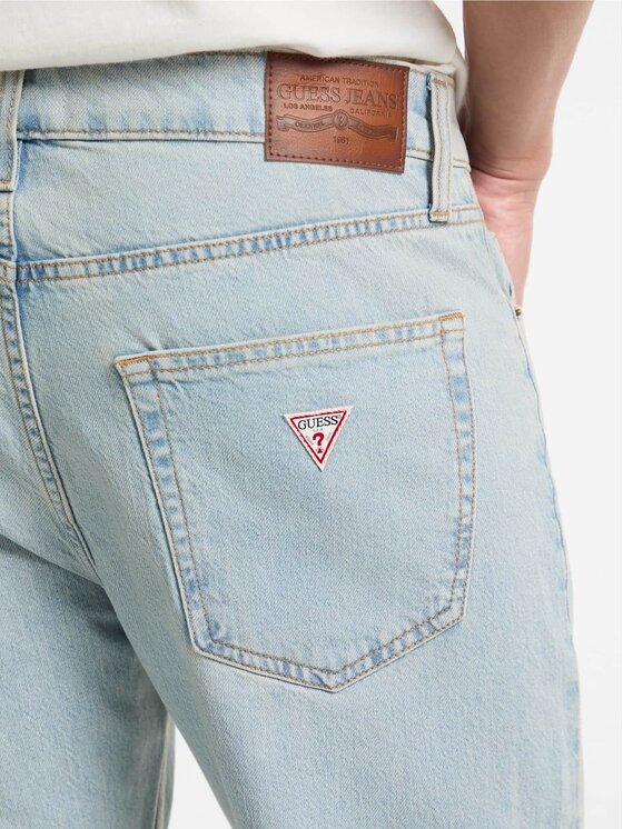 Guess Jeans Guess Jeans Jeansy 174819 Modrá Regular Fit