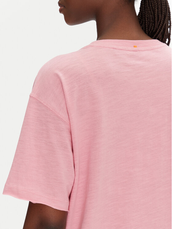 BOSS BOSS Тишърт C_Eband_4 50540433 Розов Relaxed Fit