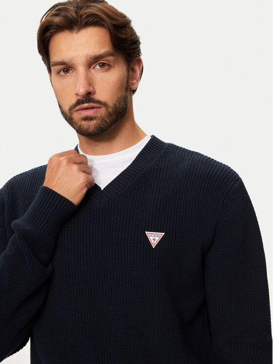 Guess Guess Megztinis M4BR33 Z3HM1 Tamsiai mėlyna Regular Fit