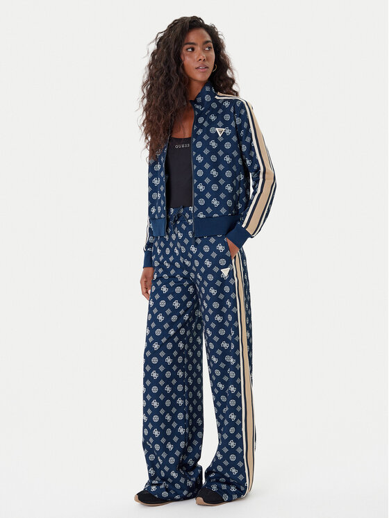 Guess Guess Melegítő alsó V5YB10 K0282 Sötétkék Relaxed Fit