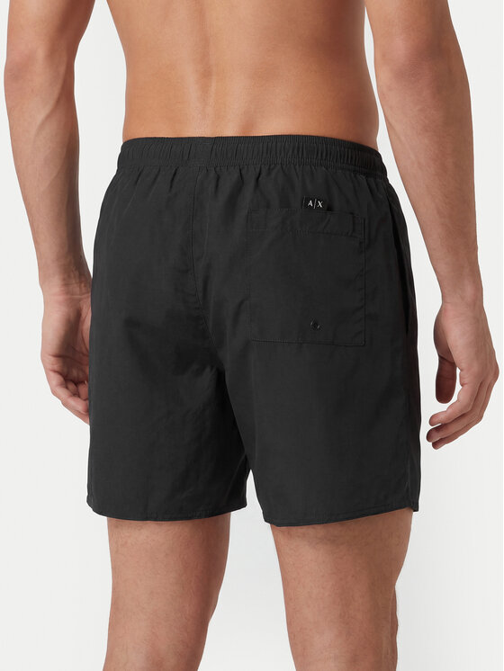 Armani Exchange Armani Exchange Szorty kąpielowe XM000832 AF22573 UC001 Czarny Regular Fit