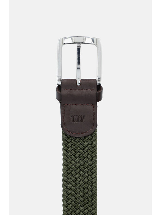 Lancerto Lancerto Pasek Męski Pleat PS090124000028 Zielony