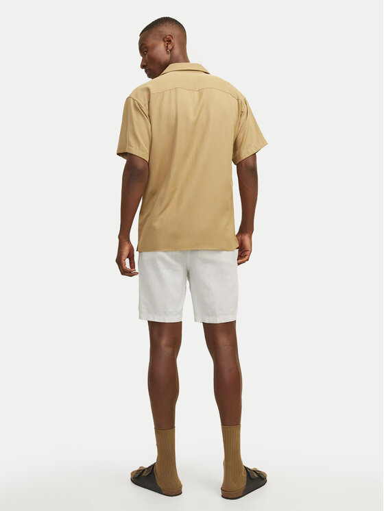 Jack&Jones Jack&Jones Kratke hlače Jpstace 12252992 Bijela Tapered Fit