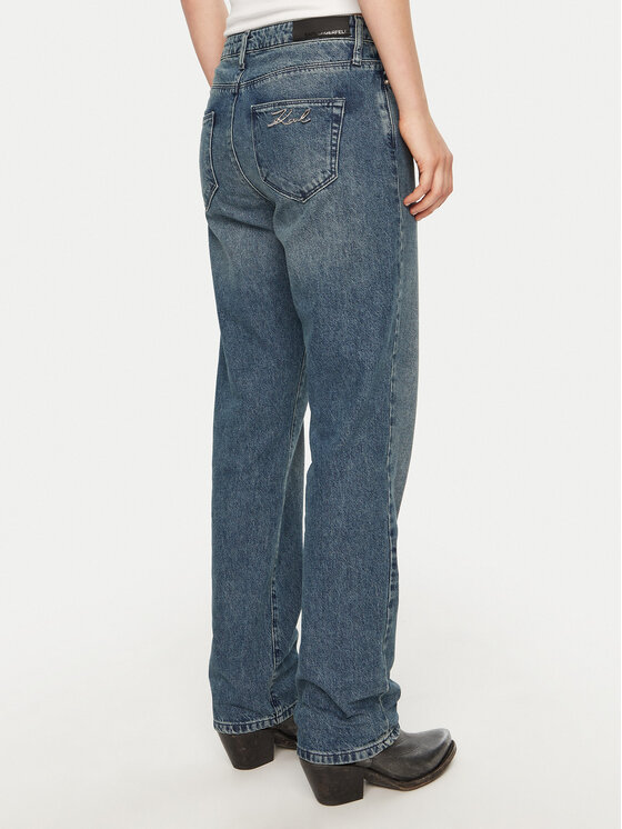 KARL LAGERFELD KARL LAGERFELD Jeans hlače A1W10087 Mornarsko modra Regular Fit
