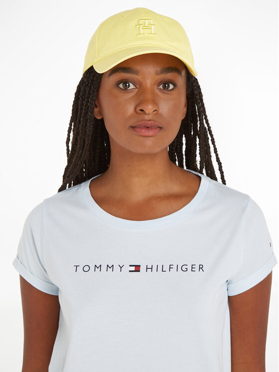 Tommy Hilfiger Tommy Hilfiger Șapcă Beach Summer Soft Cap AW0AW16170 Galben