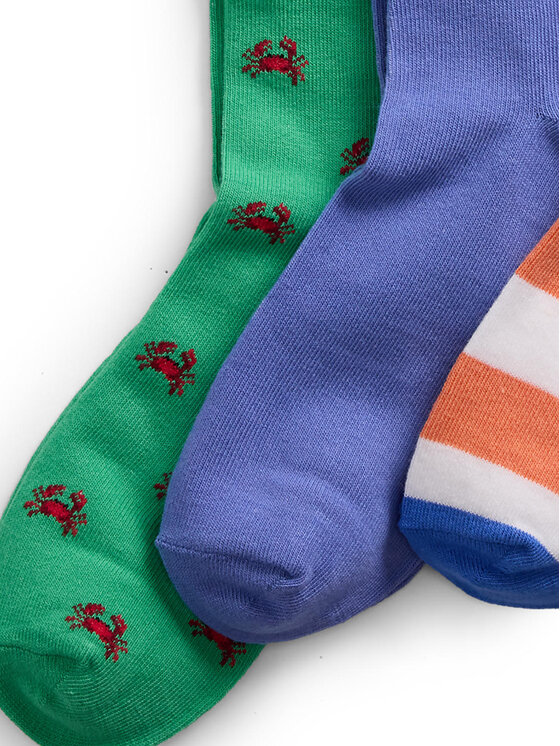 Polo Ralph Lauren Polo Ralph Lauren Комплект 3 чифта дълги чорапи детски 444969087001 Цветен