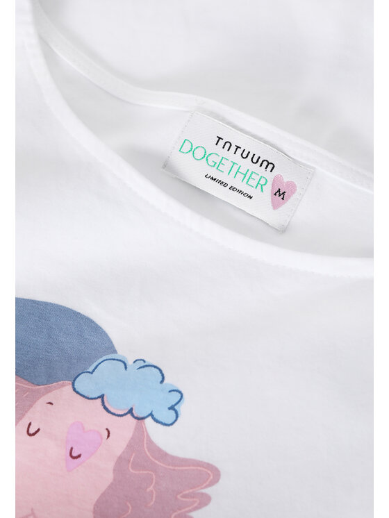 TATUUM TATUUM T-Shirt AMANDA 2 Biały Classic Fit