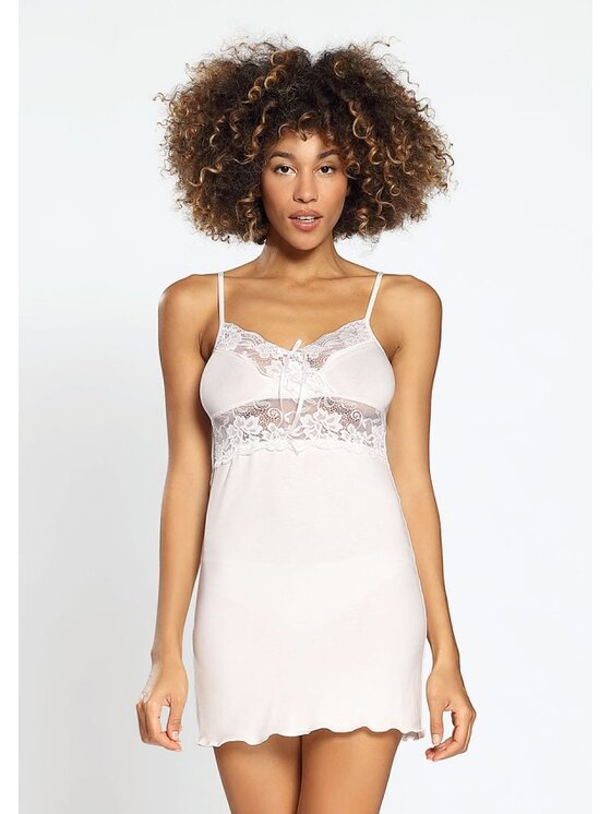 DKaren Lingerie DKaren Lingerie Halka Ines Écru Slim Fit