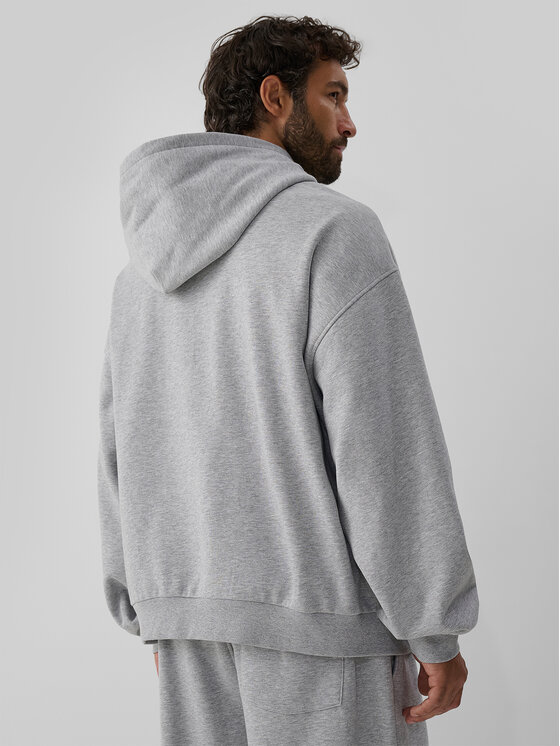 4F 4F Bluza casual Szary jasny Oversize