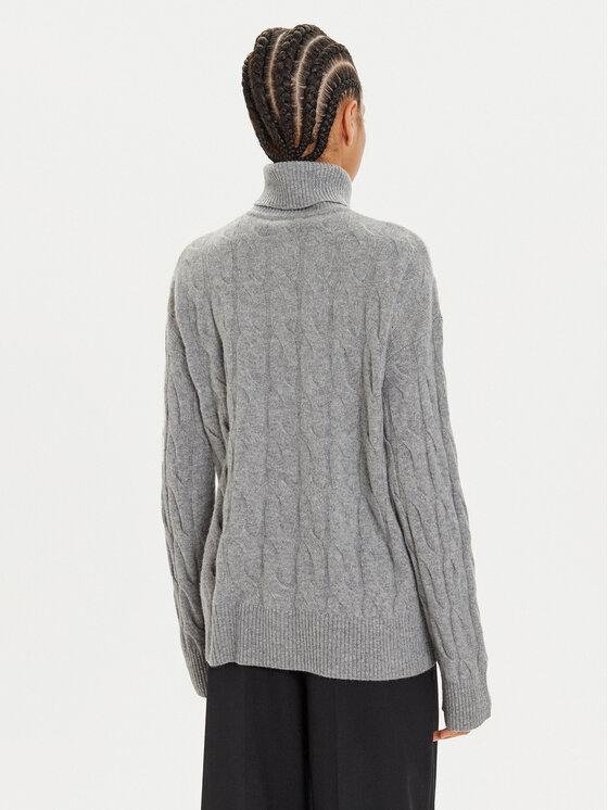 Tommy Hilfiger Tommy Hilfiger Rollkragenpullover WW0WW43102 Grau Regular Fit