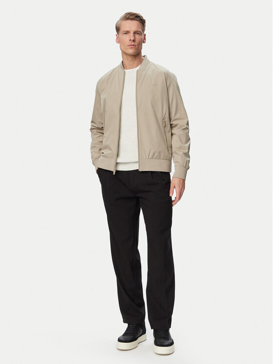 Calvin Klein Calvin Klein Bunda bomber LV040FM512 Béžová Regular Fit