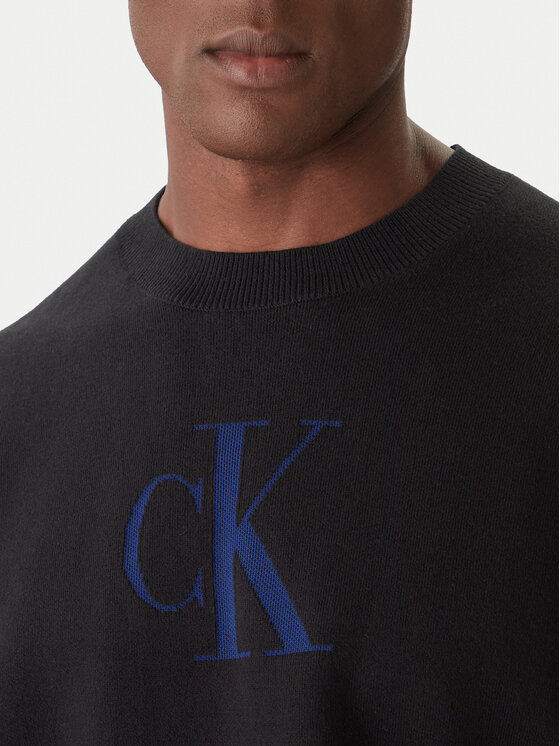 Calvin Klein Jeans Calvin Klein Jeans Pullover LV04RD305G Schwarz Relaxed Fit