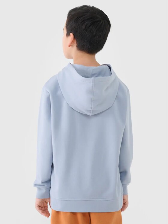 4F 4F Mikina 4FJRSS25TSWSM2041-34S Modrá Regular Fit