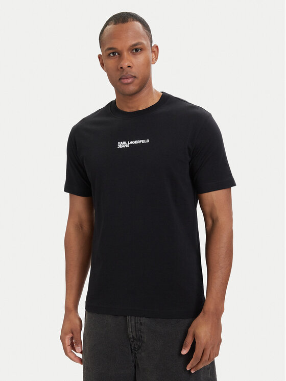Karl Lagerfeld Jeans Karl Lagerfeld Jeans T-shirt B2M17090 Nero Relaxed Fit