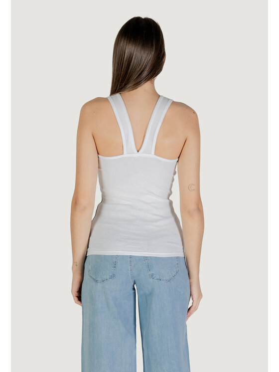 Calvin Klein Jeans Calvin Klein Jeans T-shirt SL COTTON RIB SOLID Bianco To Fit