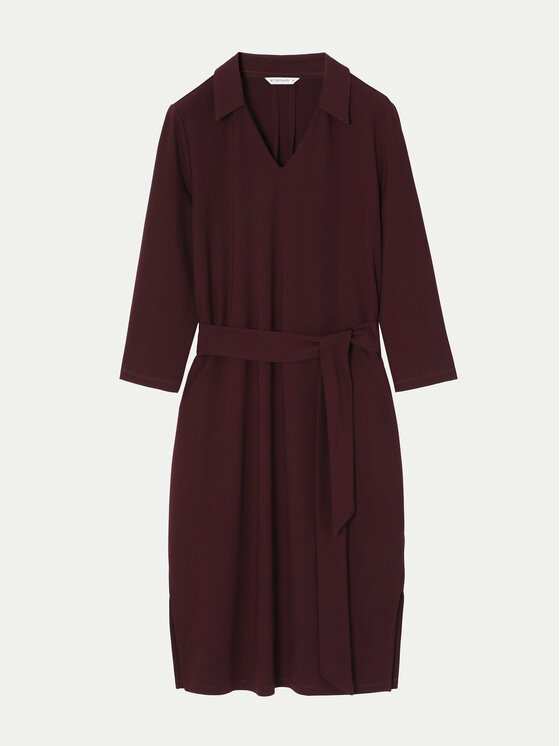 Tatuum Tatuum Vsakodnevna obleka Cole T2422.201B Bordo rdeča Regular Fit